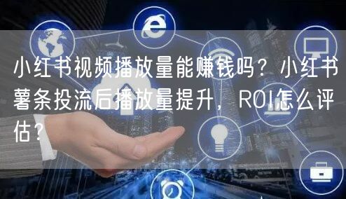 小红书视频播放量能赚钱吗？小红书薯条投流后播放量提升，ROI怎么评估？