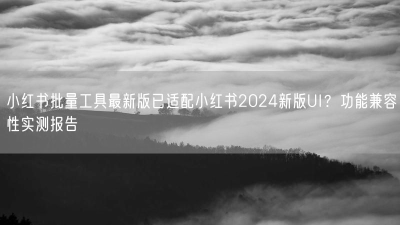 小红书批量工具最新版已适配小红书2024新版UI？功能兼容性实测报告